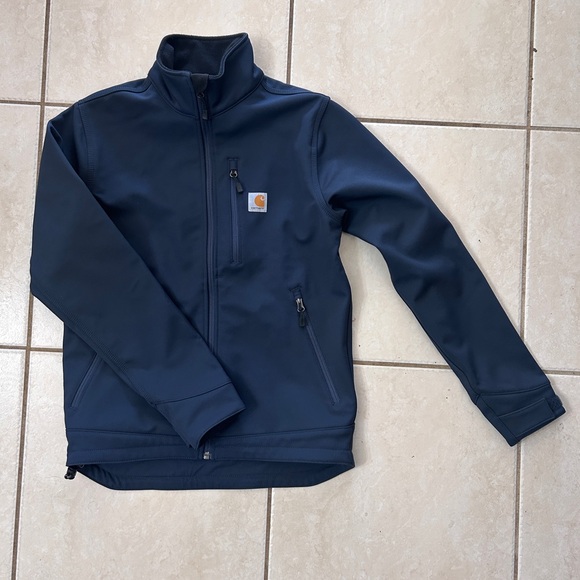 Carhartt RAIN DEFENDER® RELAXED FIT HEAVYWEIGHT SOFTSHELL JACKET - 1 WARM RATING - Picture 1 of 4